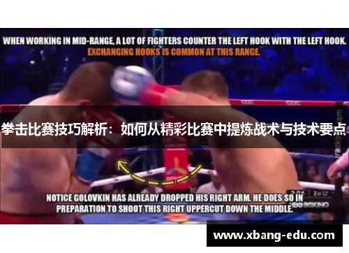 拳击比赛技巧解析：如何从精彩比赛中提炼战术与技术要点
